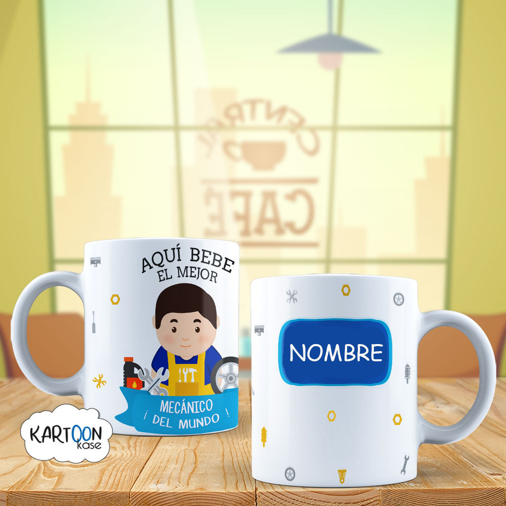 Taza Mecanico Profesiones