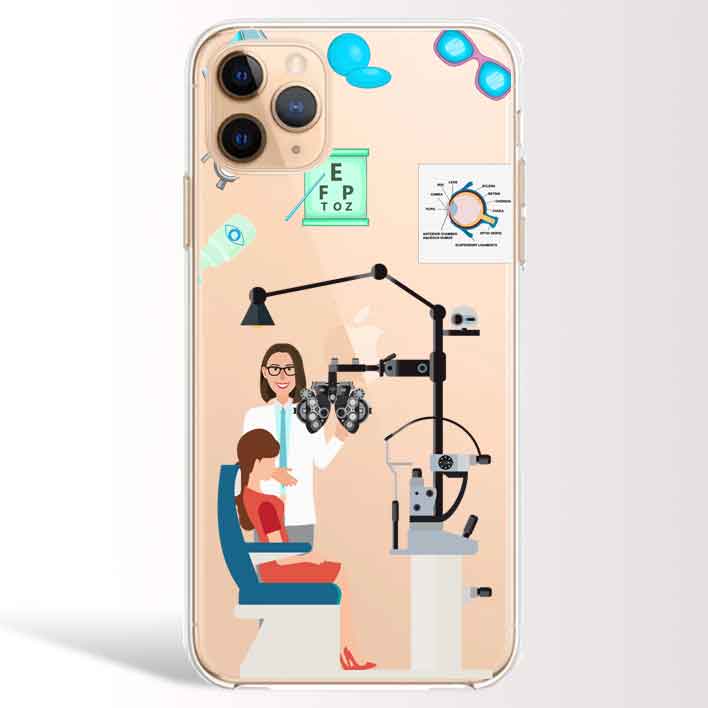 Optometrista Oftalmologista Mulher Profissões Capa