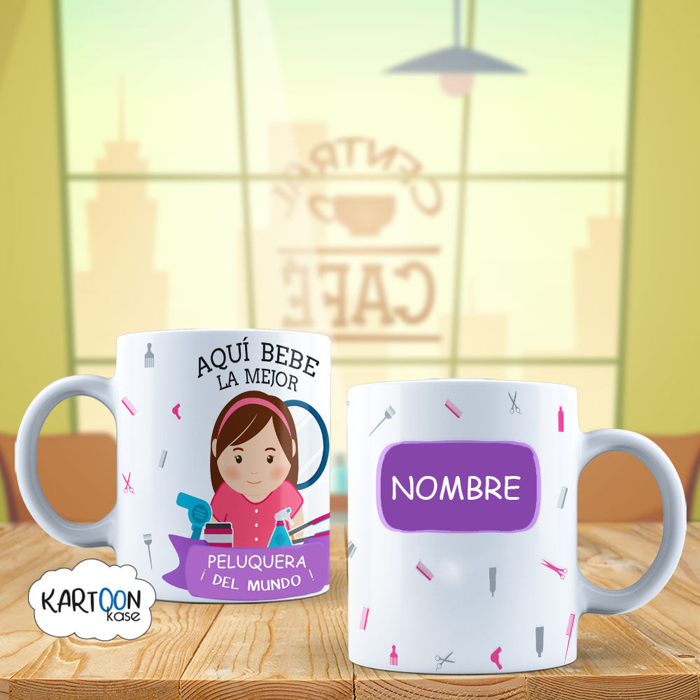 Taza Peluquera Profesiones