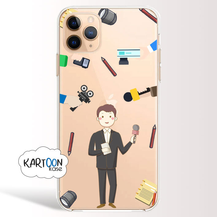 Funda Periodista Hombre Profesiones