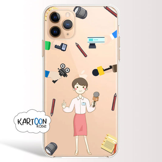 Funda Periodista Mujer Profesiones