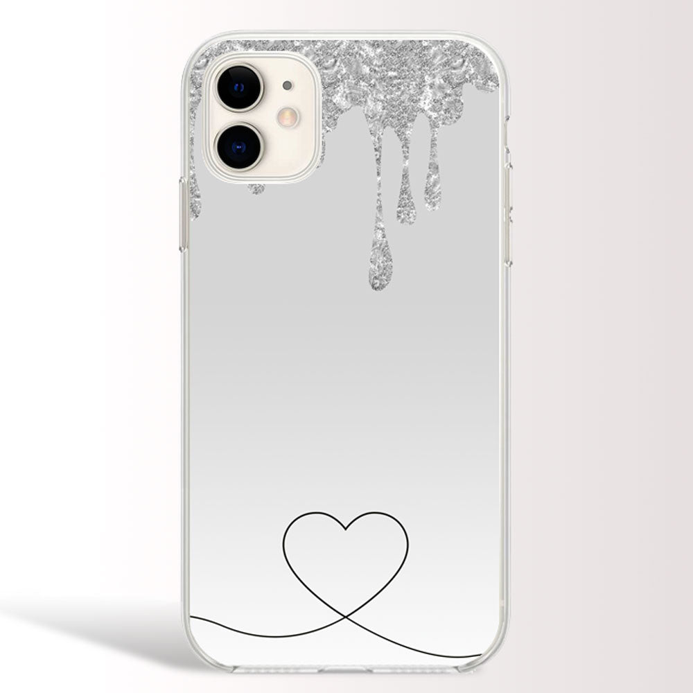 Estojo Gotas Derretidas Brilhantes Personalizadas