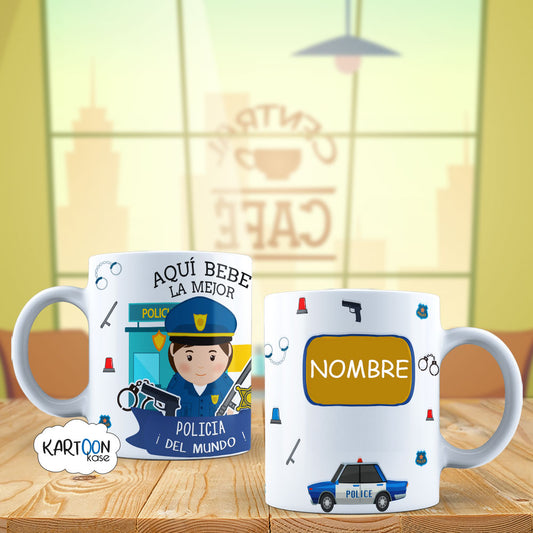 Caneca Polícia 2 Profissões Femininas