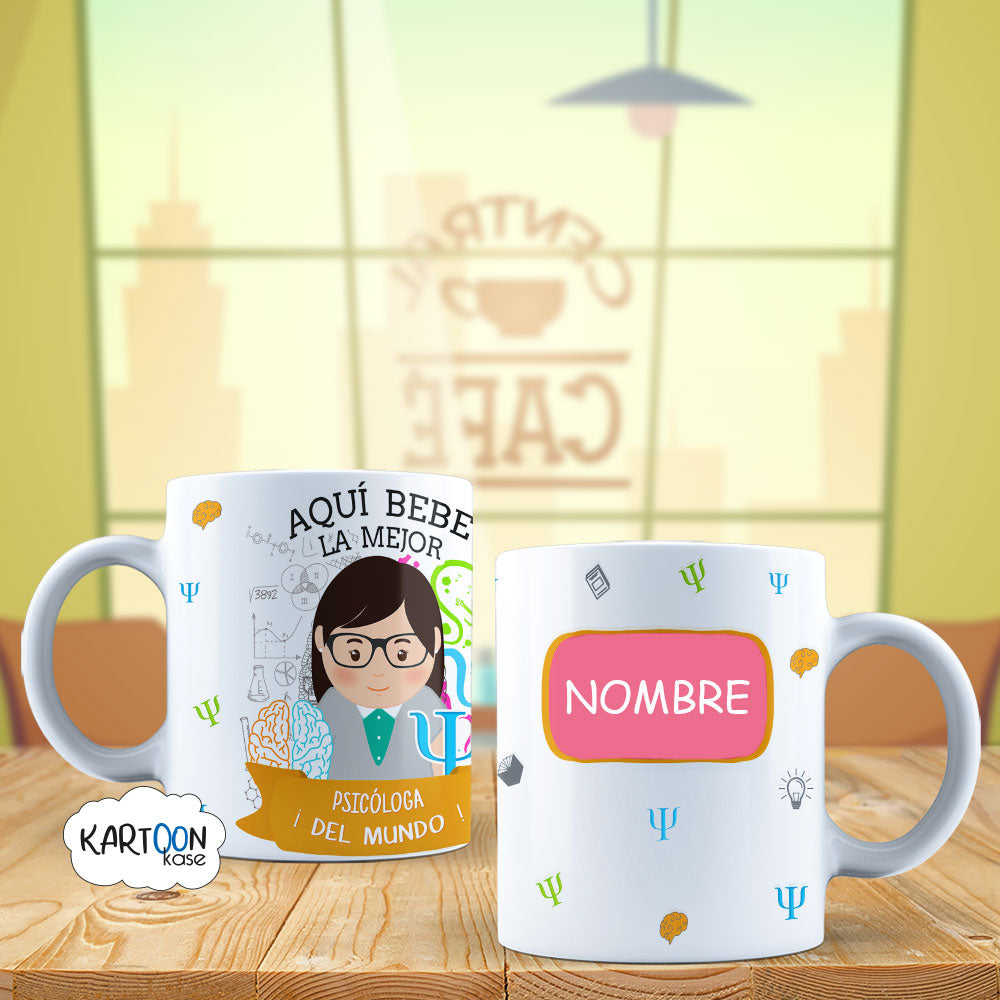 Taza Psicologa Profesiones
