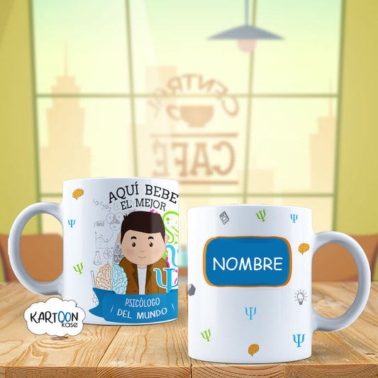Caneca Profissões Psicólogo