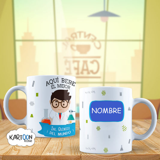Caneca Profissões de Químico