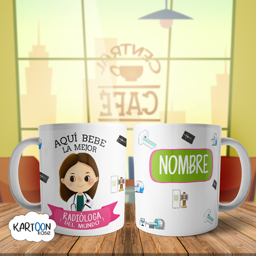 Caneca das profissões do radiologista