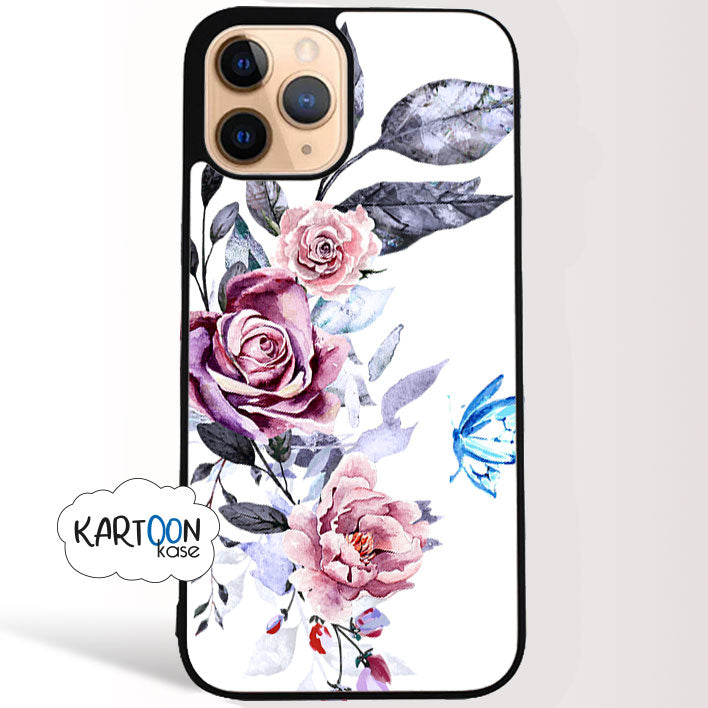 Funda Ramo Morado Floral