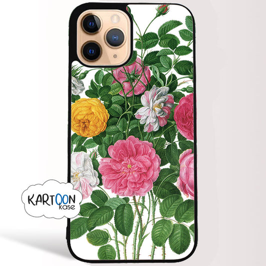 Capa de buquê de pintura floral