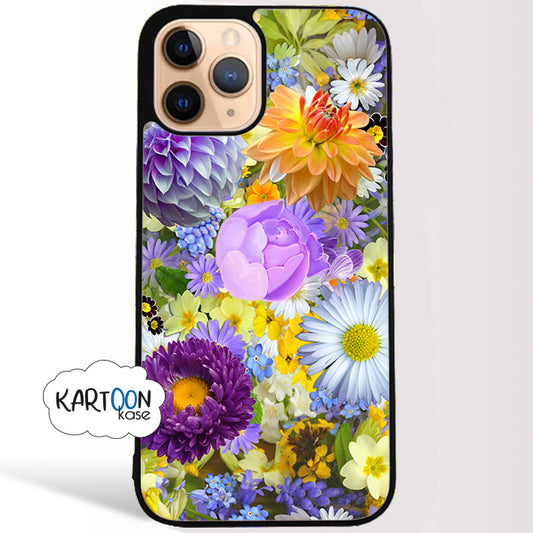 Capa de buquê floral de primavera