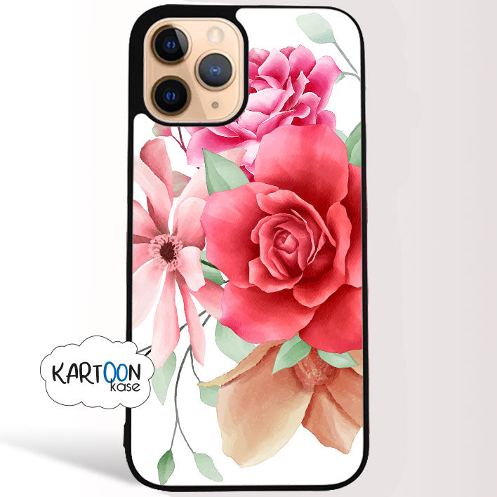 Funda Ramo Rojo Floral
