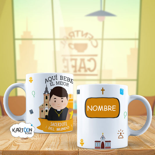 Caneca Profissões Sacerdote