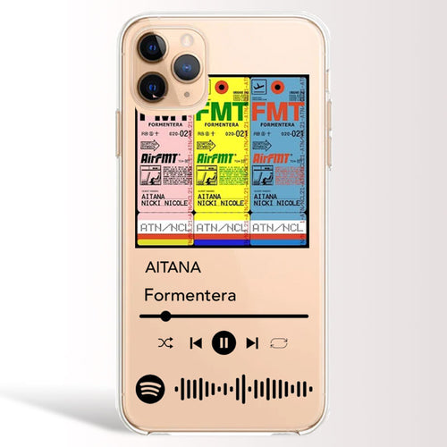Funda iPhone Personalizada Canción Spotify Foto