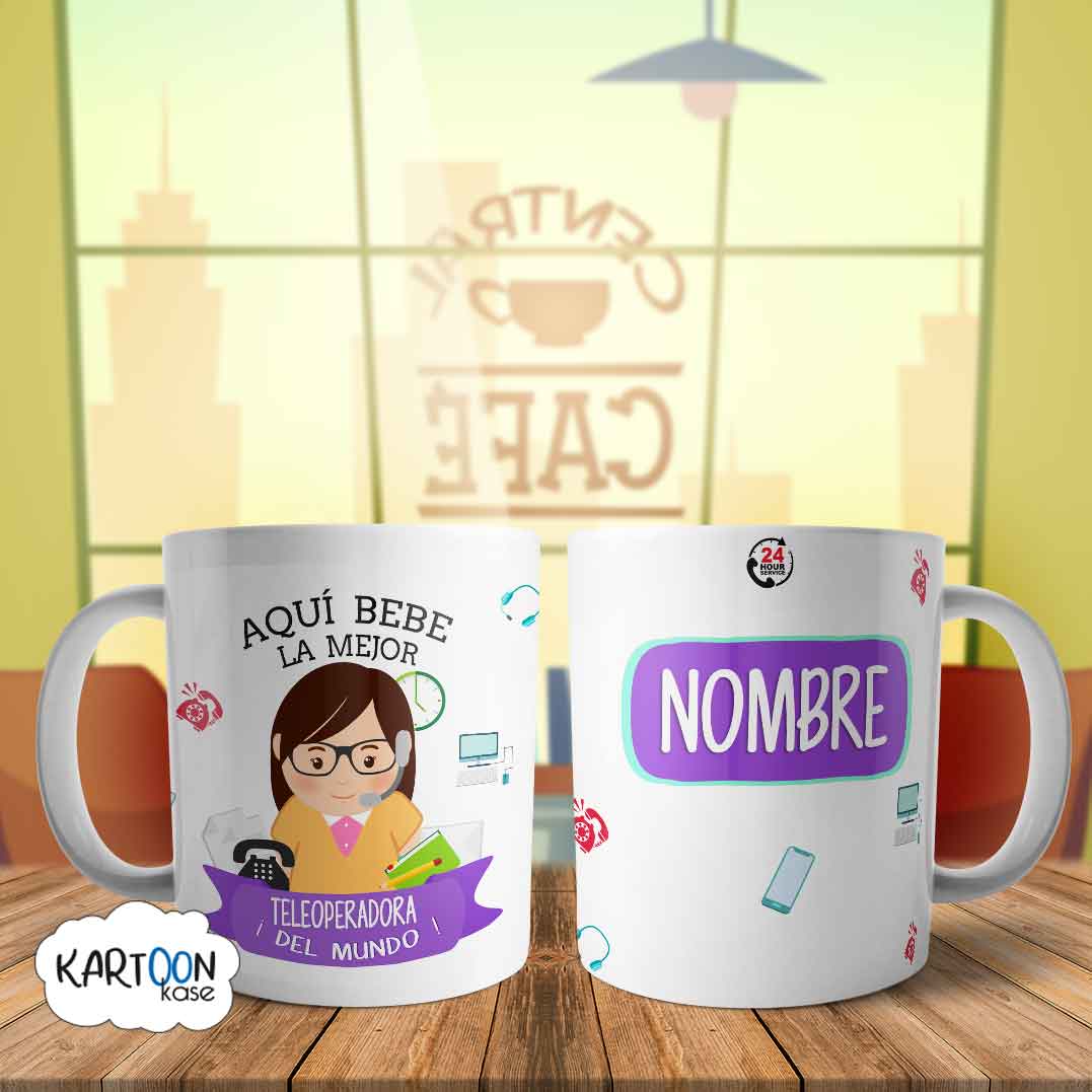 Taza Teleoperadora Profesiones