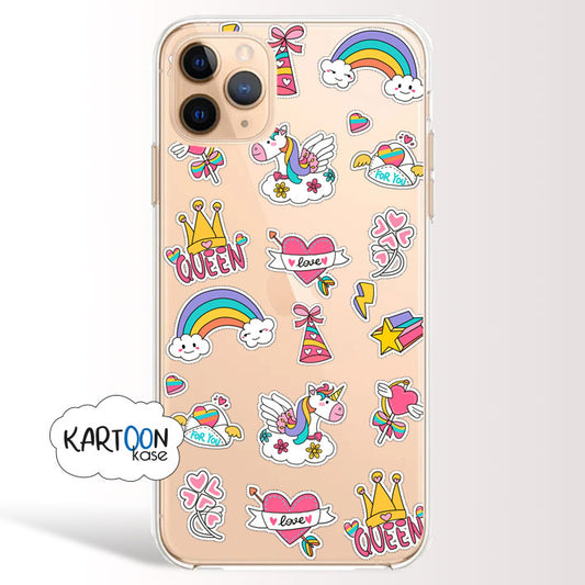 Estojo para celular Unicórnios Fantasy 2