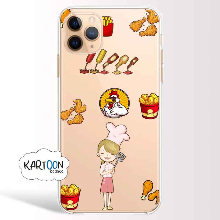 Funda Vendedor de Pollos Asados Mujer Profesiones