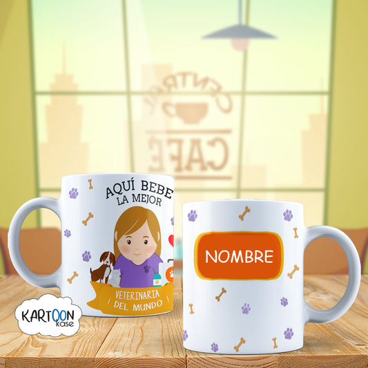 Caneca Veterinária Profissões