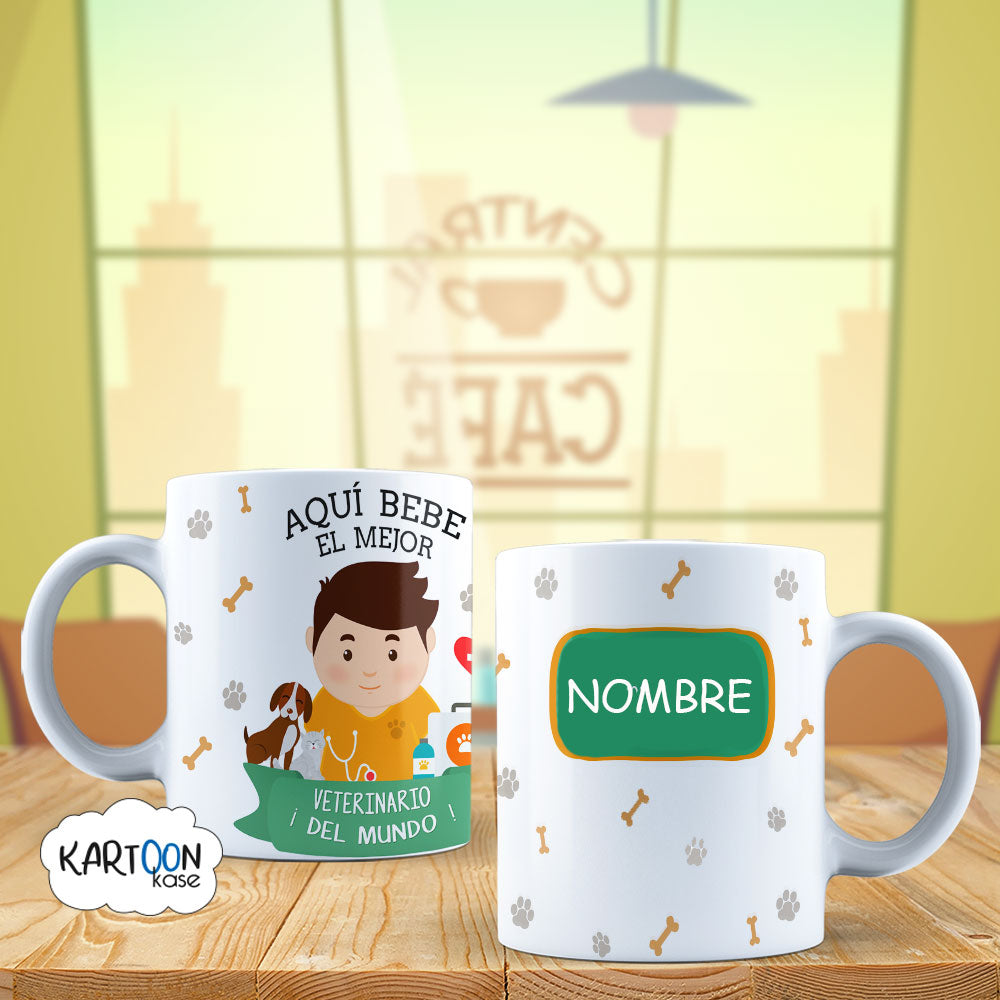 Caneca Veterinária Profissões