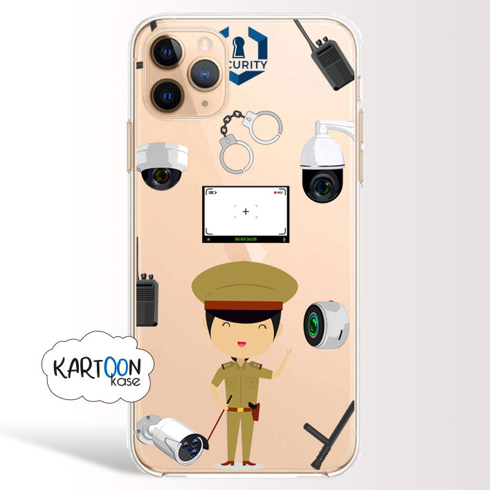 Funda Vigilante Seguridad Mujer Profesiones