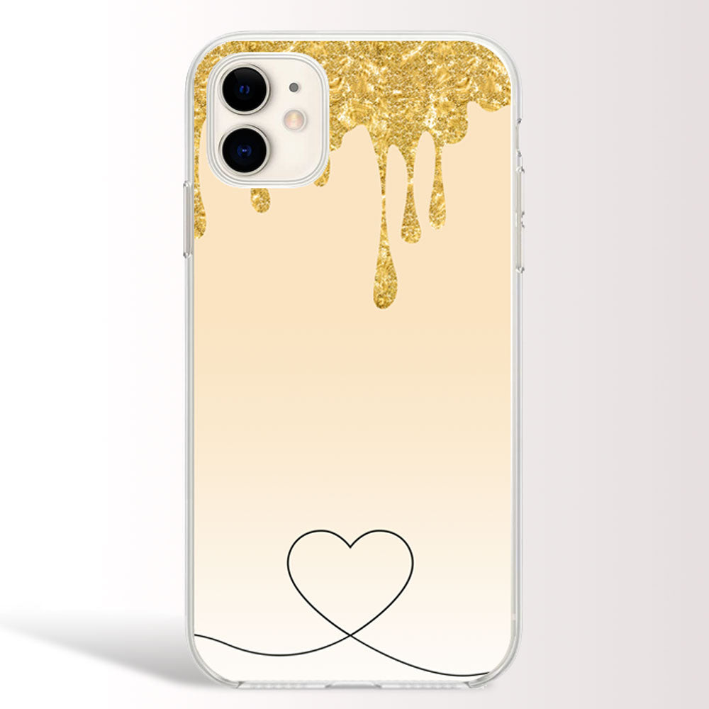 Funda Gotas Derretidas Brillo Personalizada